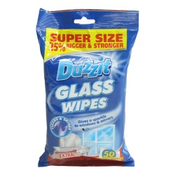 Duzzit Wipes Glass Cleaning 50 Pack
